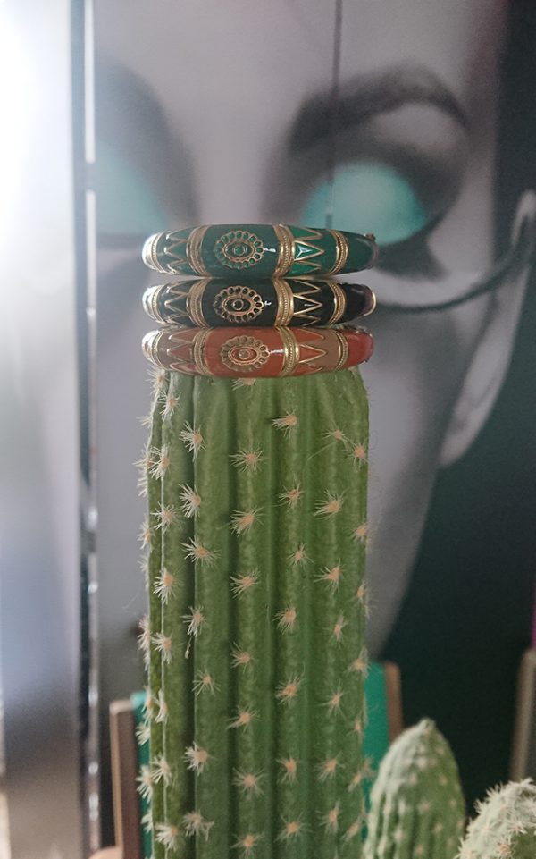 bracelets laqués avec fermeture magnétique