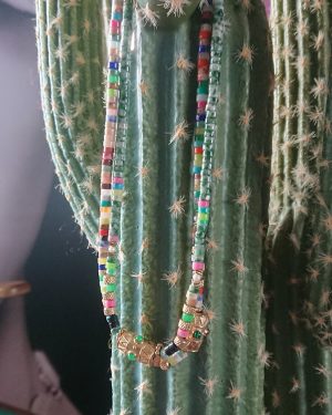 Collier perles ethnique