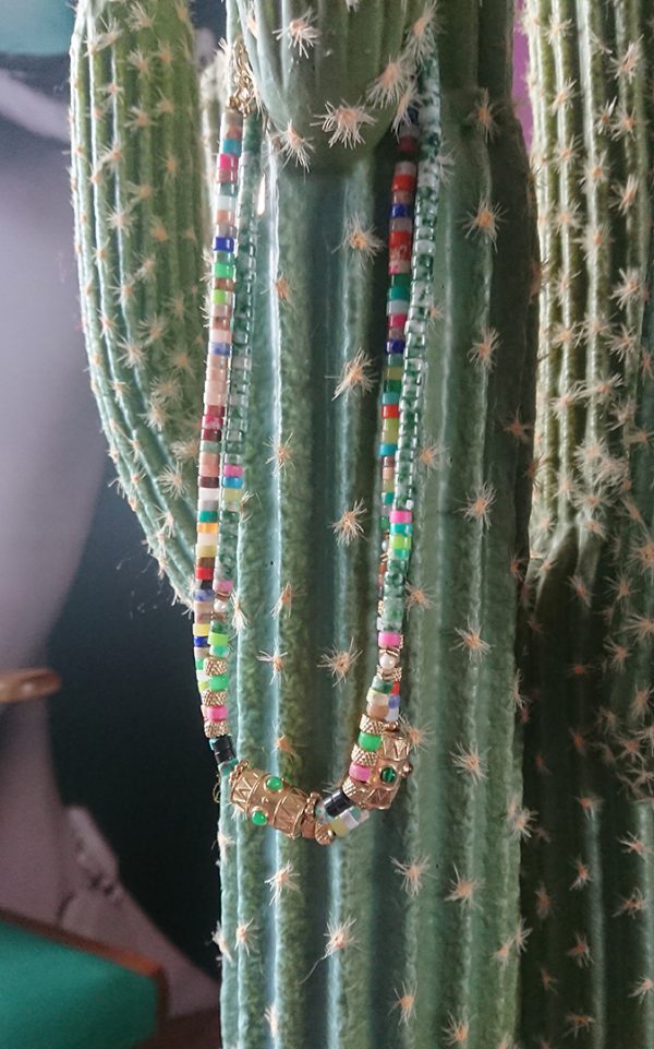 Collier perles ethnique